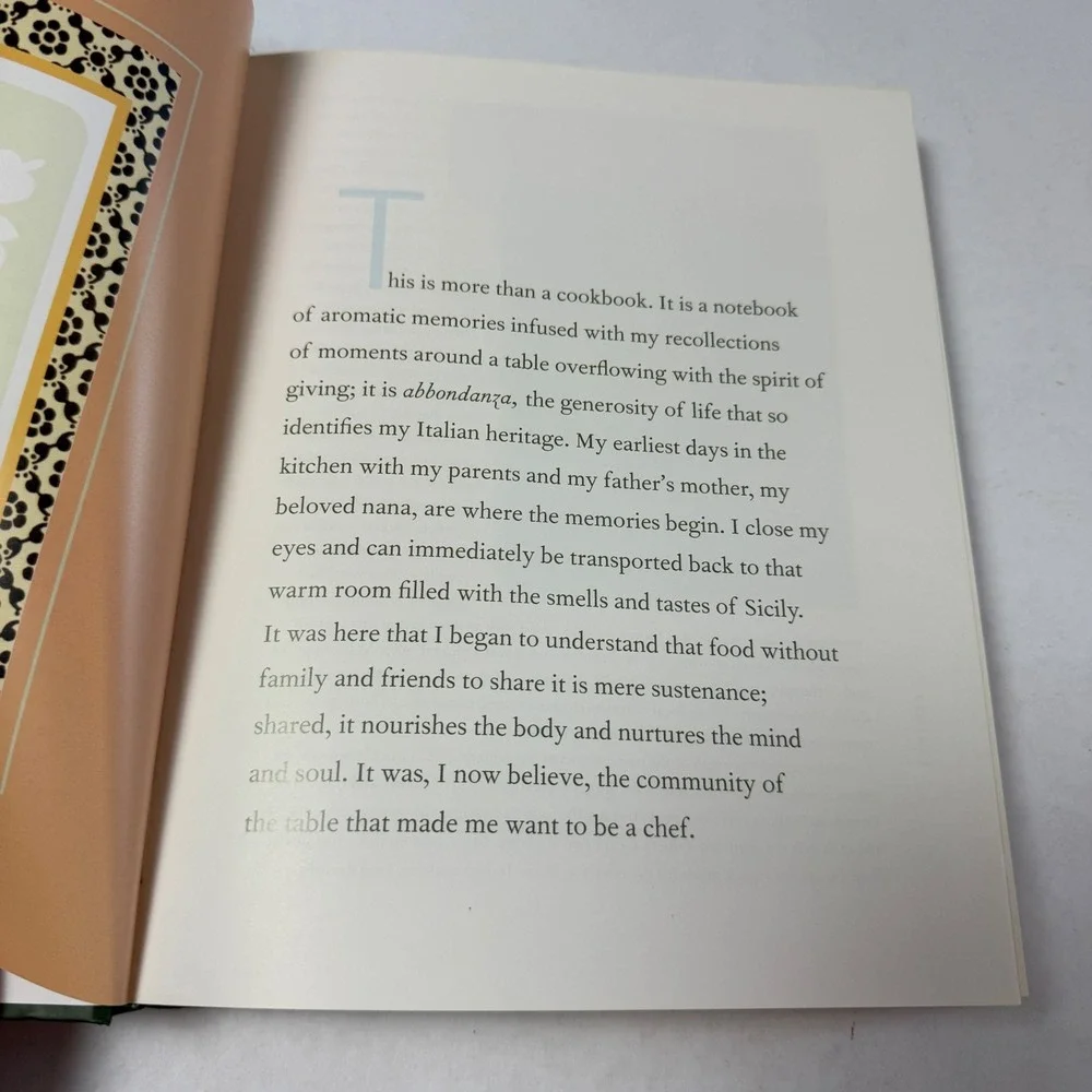 The Shared Table Don Pintabona First Edition Cookbook Italian Global Recipe 2005